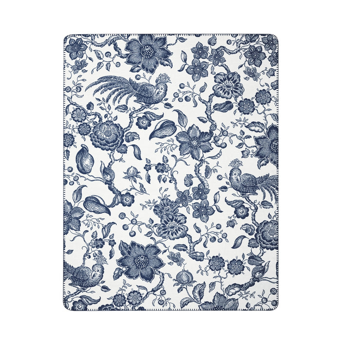 Plaid Paradiso Navy Peony, 150x200