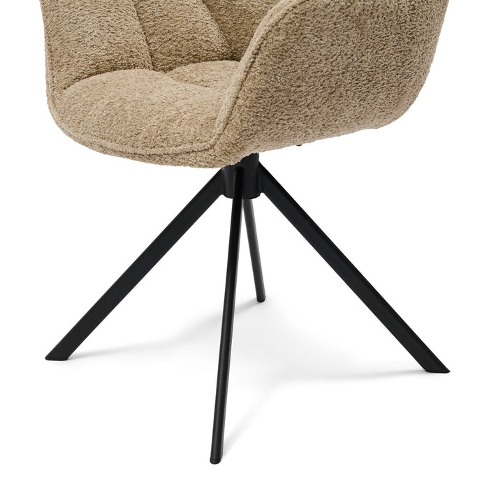 Drehbarer Esszimmerstuhl Carnaby Soft Walnut