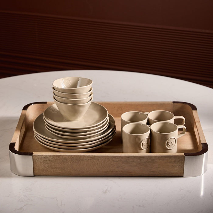 16-teiliges Dinnerset Portofino, flax