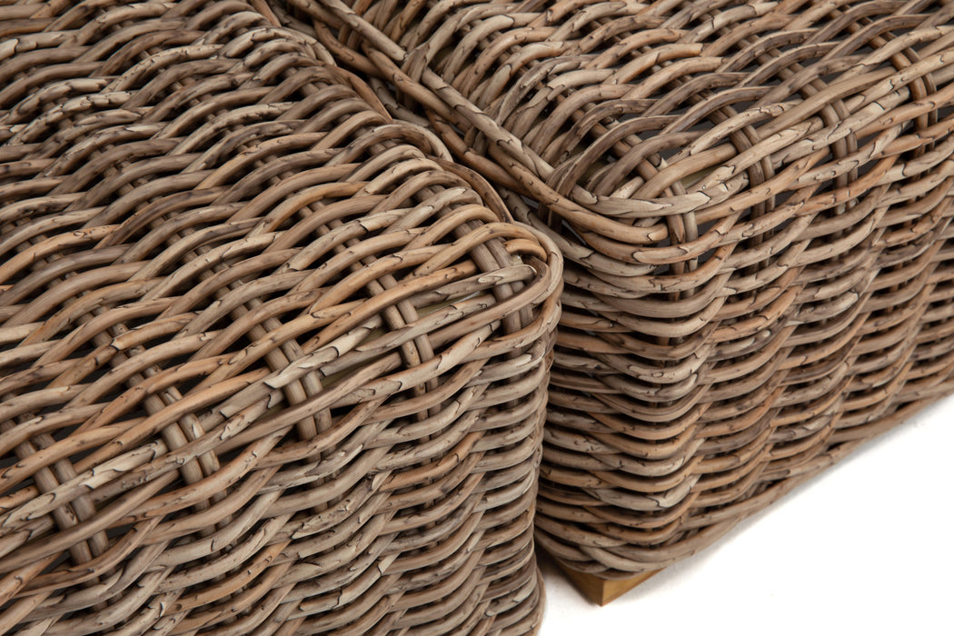HILLS Gartensofa + Hocker