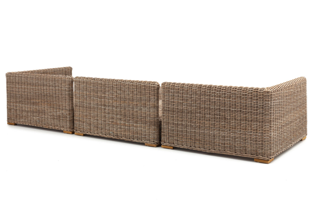 HILLS Gartensofa + Hocker