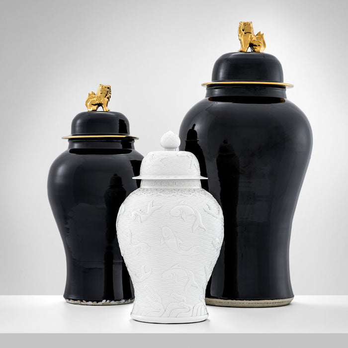 Vase Golden Dragon L