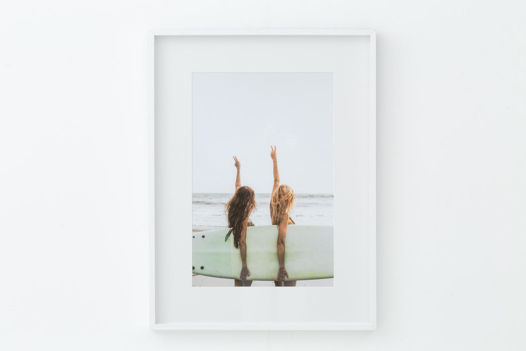 SURFER GIRLS Rahmen