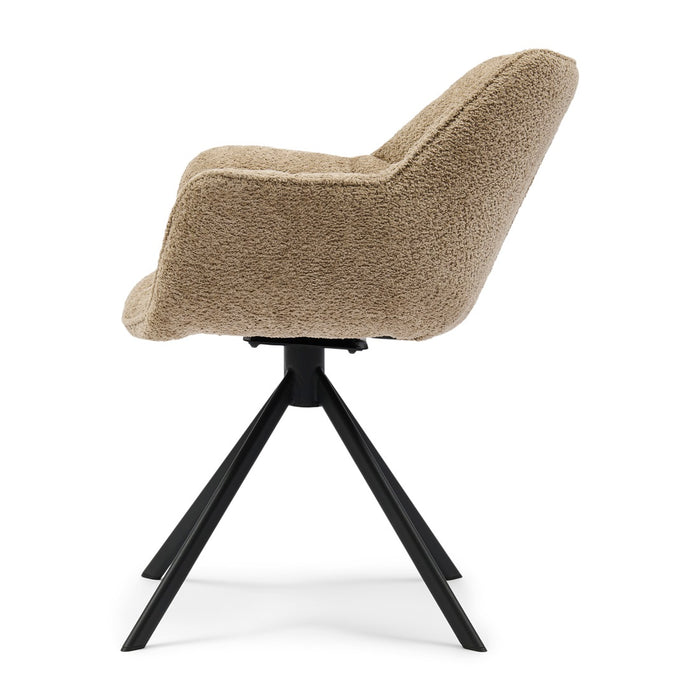 Drehbarer Esszimmerstuhl Carnaby Soft Walnut