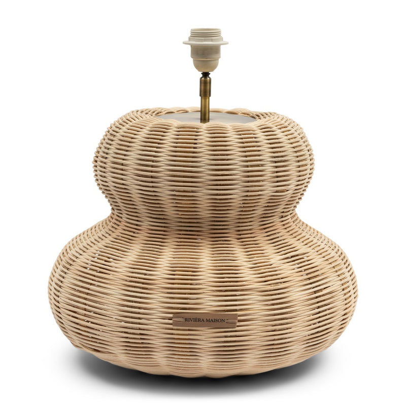 Tischlampe Valenton, Rattan