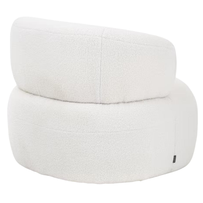 Sessel Orlando Bouclé Weiss