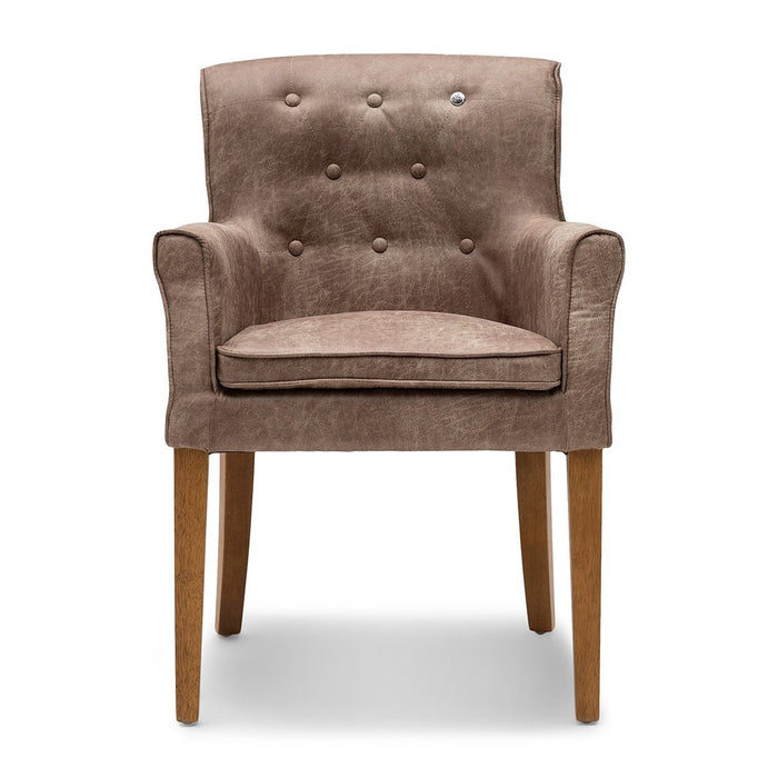 La Scala Dining Armchair, pellini, coffee