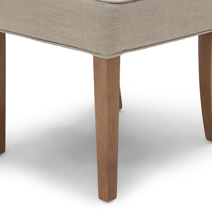 Hampton Classic Dining Chair, linen, flax
