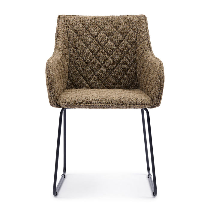 Esszimmerstuhl mit Armlehne Frisco Drive, Classic Brown