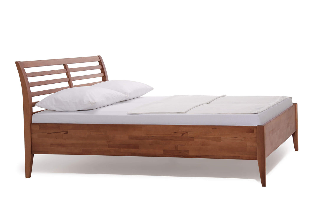 Holzbett Salina Buche Walnuss geölt