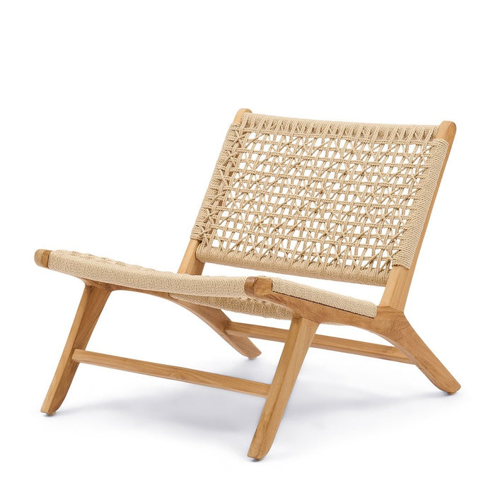 El Nido Outdoor Lounge Chair Ecru