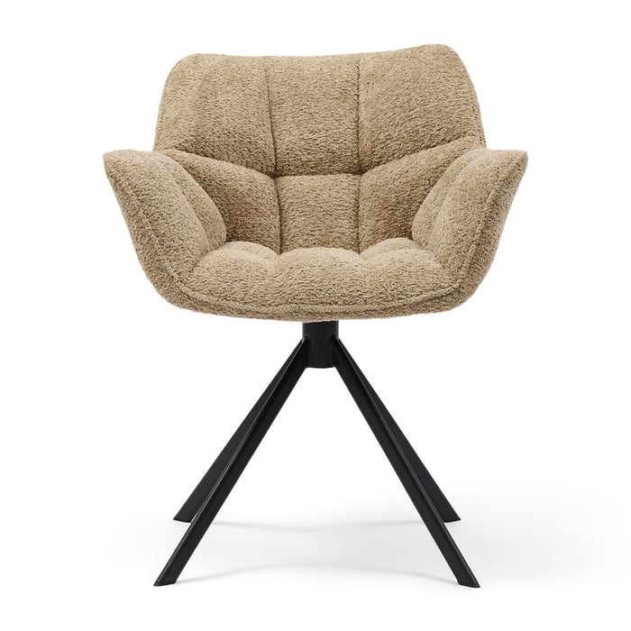 Drehbarer Esszimmerstuhl Carnaby Soft Walnut