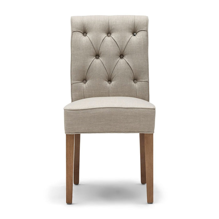 Hampton Classic Dining Chair, linen, flax