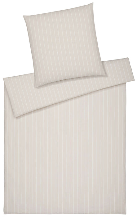 Halbleinen Bettwäsche Cozy mit schlichten Streifen
