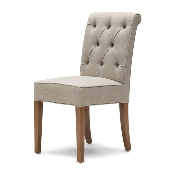 Hampton Classic Dining Chair, linen, flax