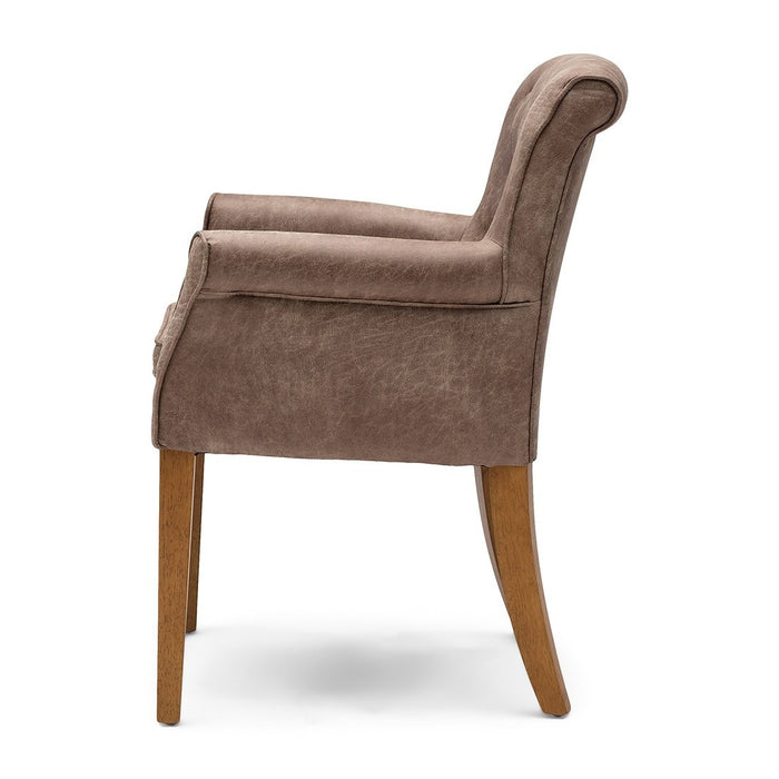 La Scala Dining Armchair, pellini, coffee