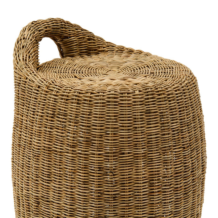 Hocker Alcudia aus Rattan