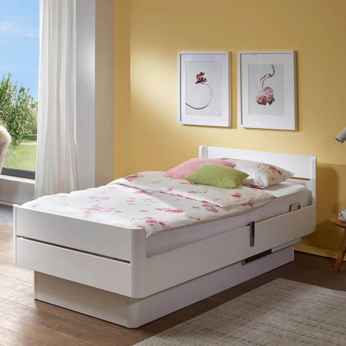 Bern Classic Komfortbett weiß lackiert mit Liftsystem