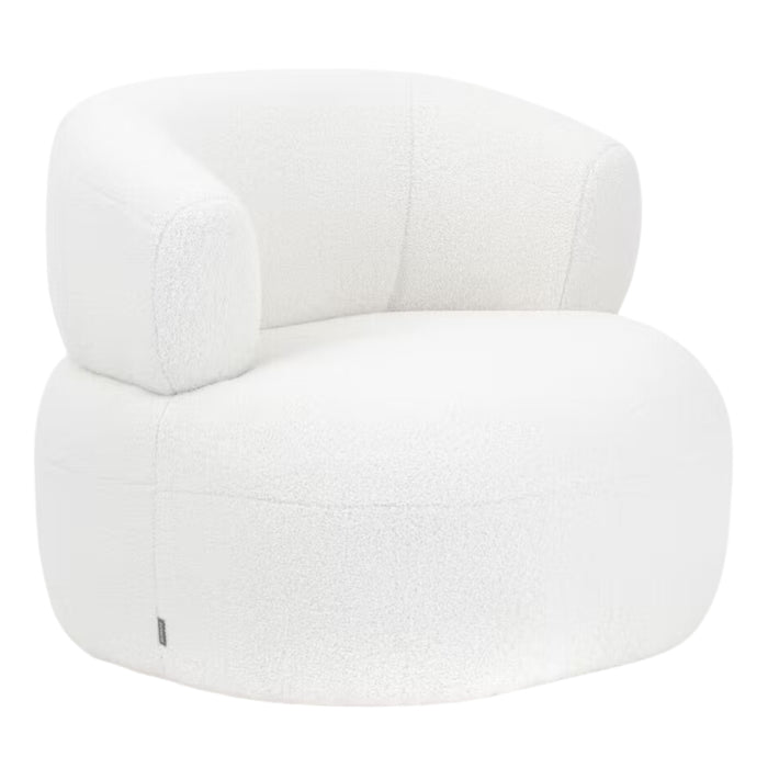 Sessel Orlando Bouclé Weiss