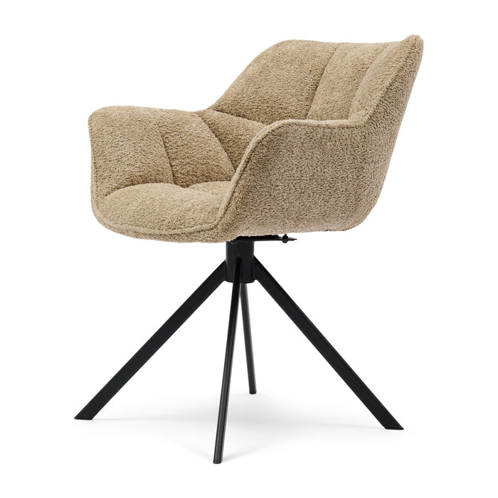 Drehbarer Esszimmerstuhl Carnaby Soft Walnut