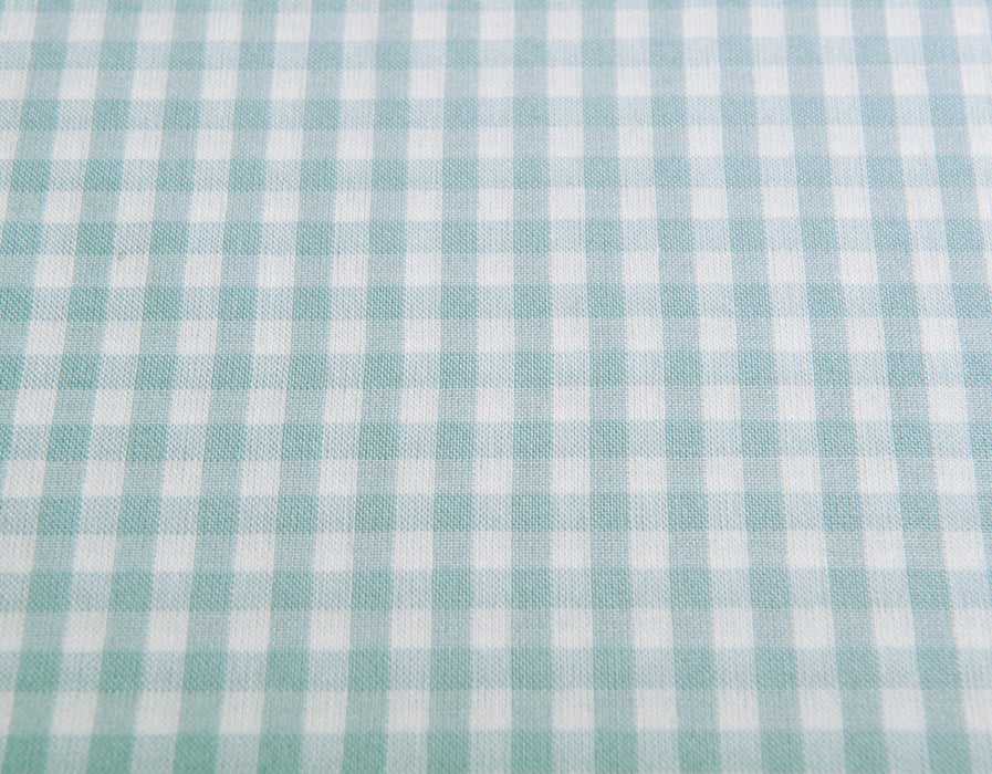 Bio Edel-Linon-Kinderbettwäsche Vichy Karo hellblau