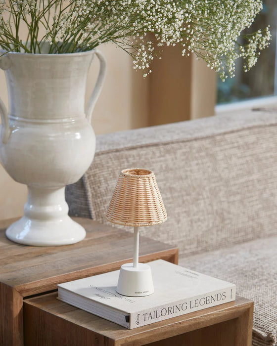 Rattan Akku Lampe Luminee
