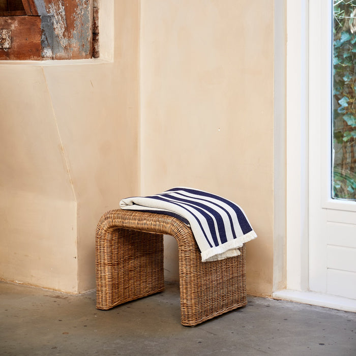 Hocker Santos aus Rattan