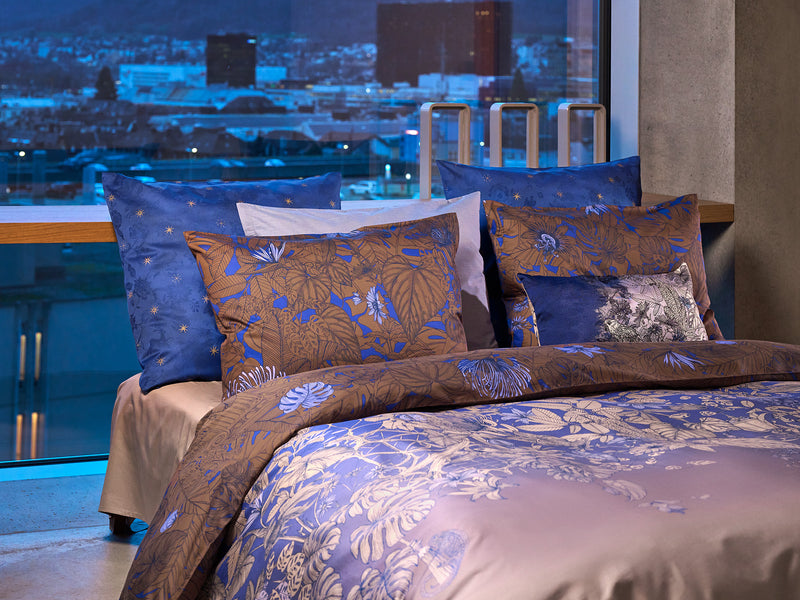 Satin-Bettwäsche Blue Hour