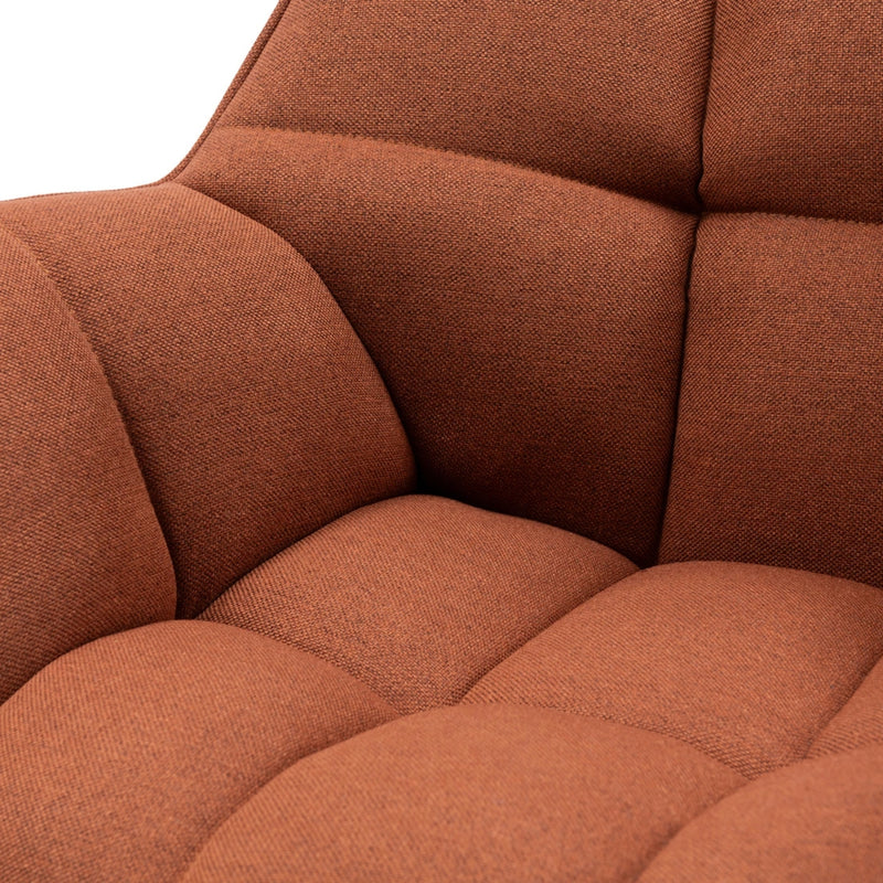 Drehbarer Esszimmerstuhl Carnaby, Autumn Brown