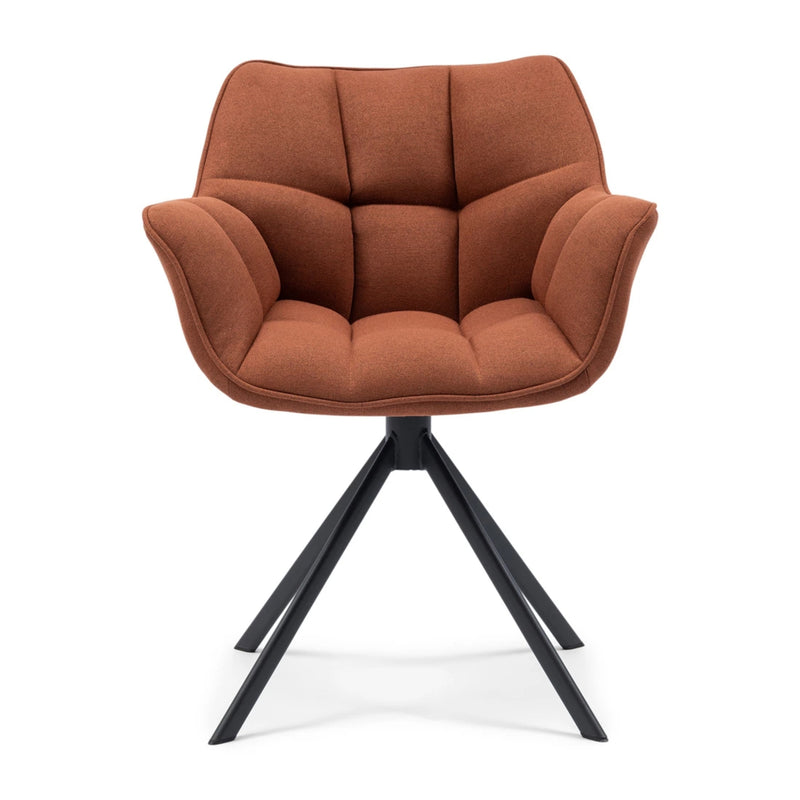 Drehbarer Esszimmerstuhl Carnaby, Autumn Brown