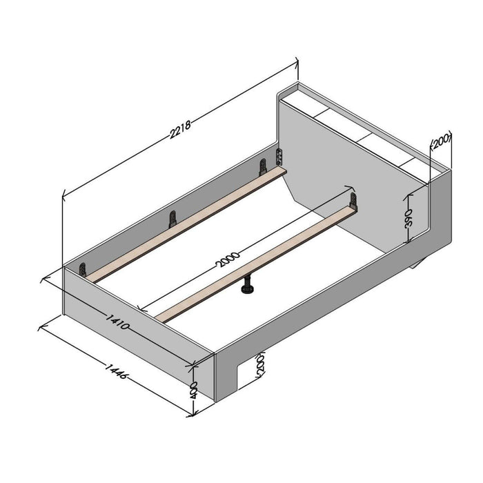 Müller Möbelwerkstätten Doppelholzbett Nook
