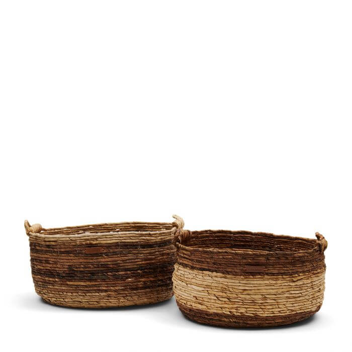 Summer Leaves Basket Set of 2 pcs