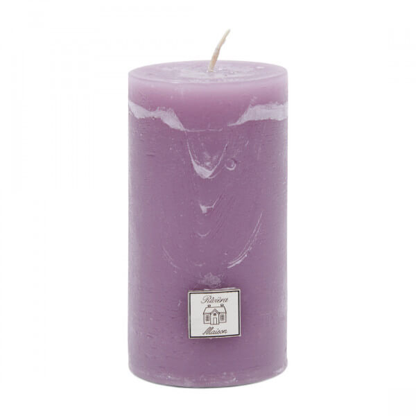 Rustic Candle lavendel 7x13