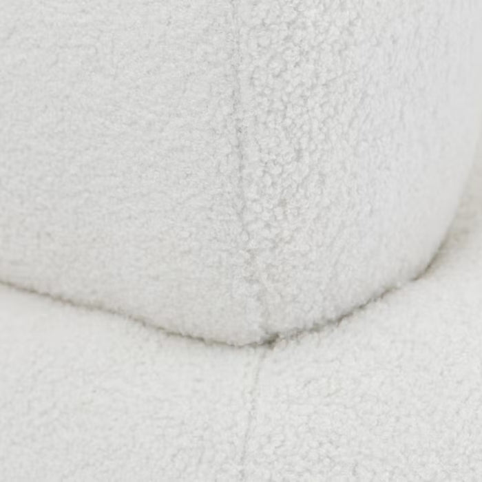 Sessel Orlando Bouclé Weiss