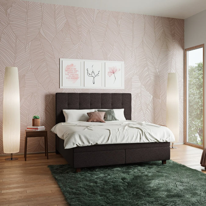 Boxspringbett Arosa Anthracite