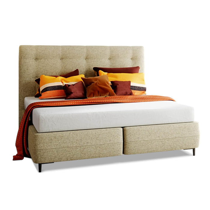 Boxspringbett Laax Felt Sand
