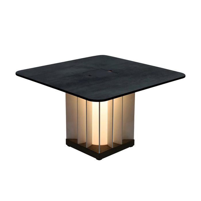 Outdoor Coffe Table mit Solarbeleuchtung Teckalu