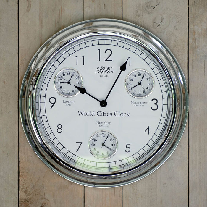 World Cities Clock - Betten Ritter Living