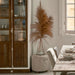 Bowery Footstool, linen, flax - Betten Ritter Living