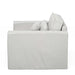 Metropolis Love Seat, washed cotton, ash grey - Betten Ritter Living
