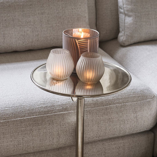 Beistelltisch Venice, Silber, L - Betten Ritter Living
