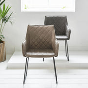 Frisco Drive Dining Armchair, pellini, coffee - Betten Ritter Living