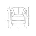 Rue Royale Armchair, linen, faboulous flax - Betten Ritter Living