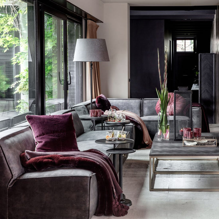 Beistelltisch Venice, Schwarz, L - Betten Ritter Living