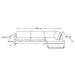 West Houston Corner Sofa Chaise Longue, velvet - Betten Ritter Living