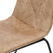 Venice Park Stackable Chair Set of 2, pellini, camel - Betten Ritter Living
