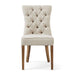 Balmoral Dining Chair, oxford weave, flanders flax - Betten Ritter Living
