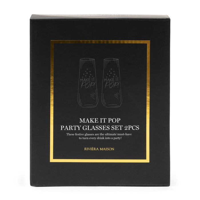 Make It Pop Party Glasses 2 pieces - Betten Ritter Living