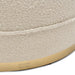 Taylor Footstool Dia 80, bouclé, white sand - Betten Ritter Living