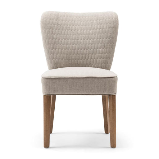 Louise Dining Chair, mouliné linen, fabulous flax - Betten Ritter Living